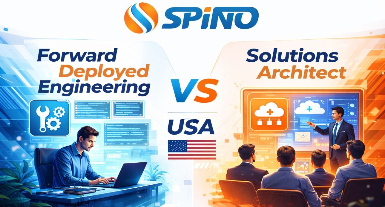 forward deployed engineering vs solutions architect USA roles comparison diagram enterprise architecture SaaS solutions